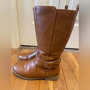 The Children’s Place Brown Leather Knee-High Boots